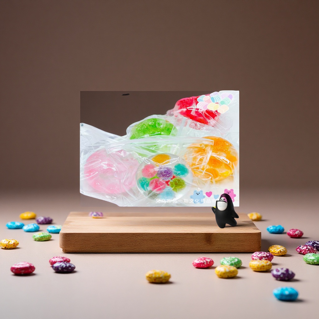 小红书同款网红砂糖果肉手作球创意胶感发泄球减压神器软糖糖果趣味玩具