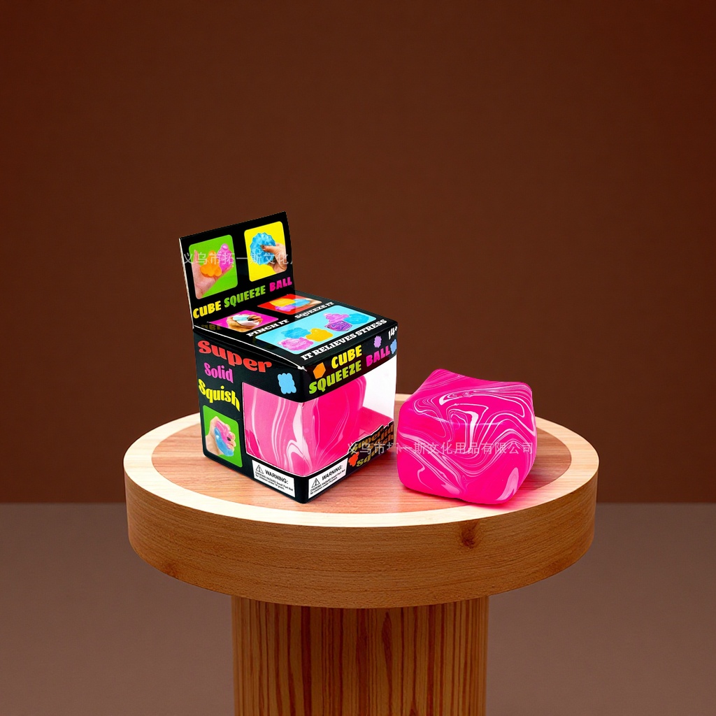 Amazon's NeeDoh flow pattern square maltose pinch TPR stress-relieving squeeze toy is selling well in foreign trade. It's a new and unique stress-relieving toy Application Scenario