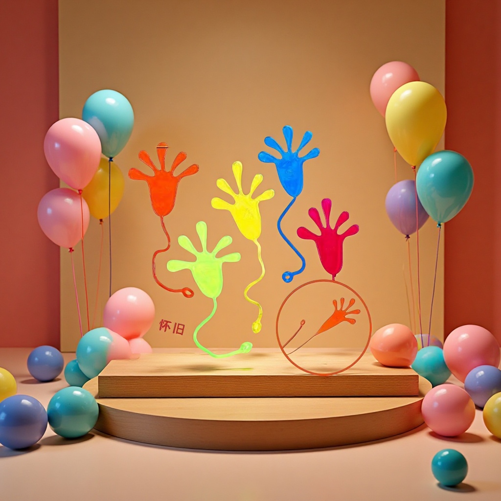 The wall-climbing Spider-Man sticky hand nostalgic large-palm soft rubber children's toy is a fun release of the new and unique wall-sticking hand toy Specification image