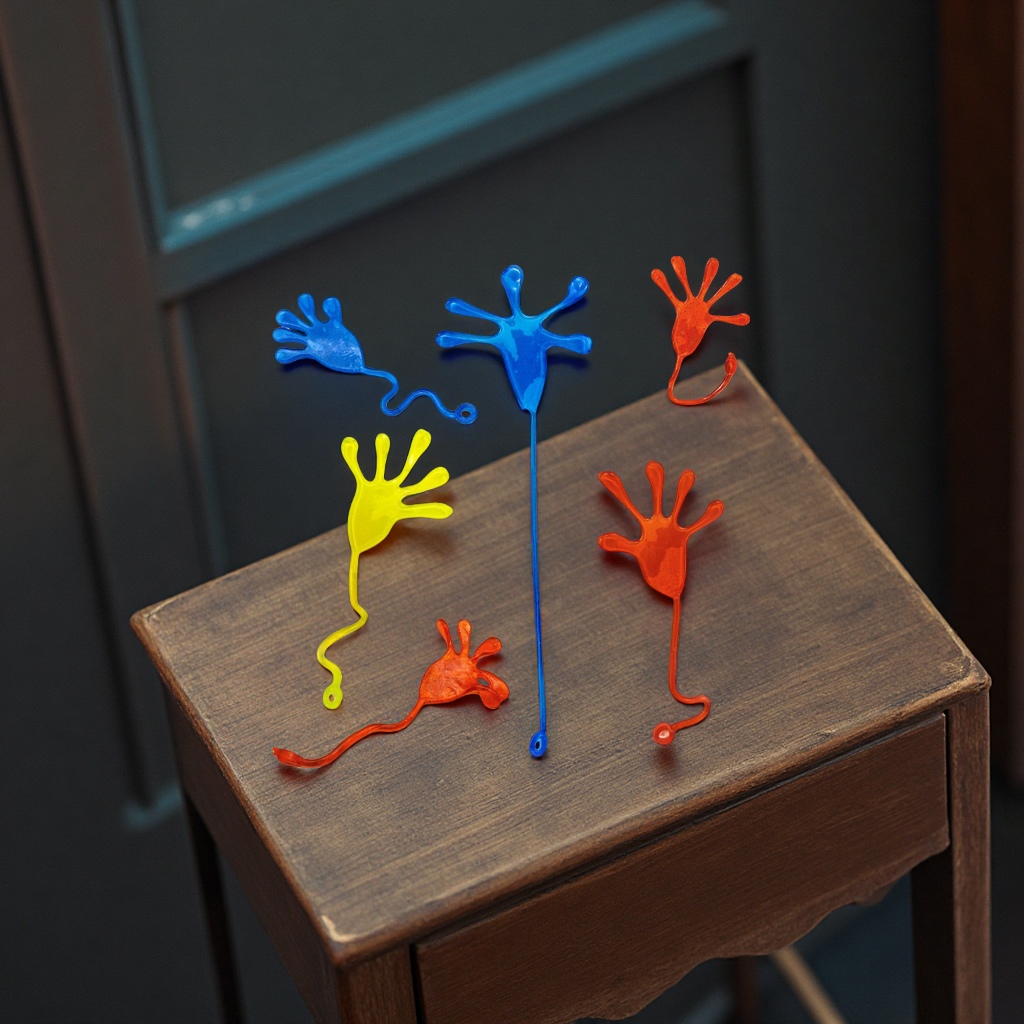 The wall-climbing Spider-Man sticky hand nostalgic large-palm soft rubber children's toy is a fun release of the new and unique wall-sticking hand toy Application Scenario