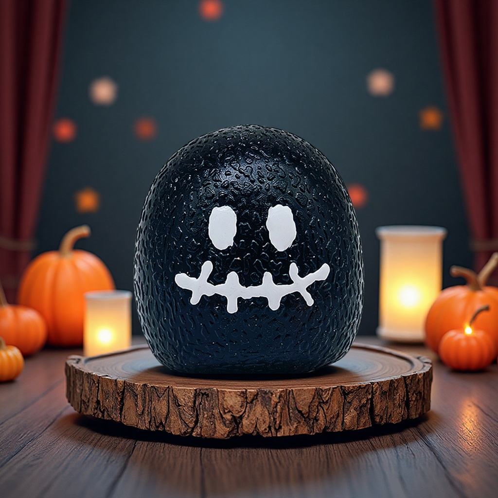 New cross-border Halloween ghost face, ghost and funny small maltose candy, stress-relieving and fun pinching toys, new and unique stress-relieving toys Application Scenario