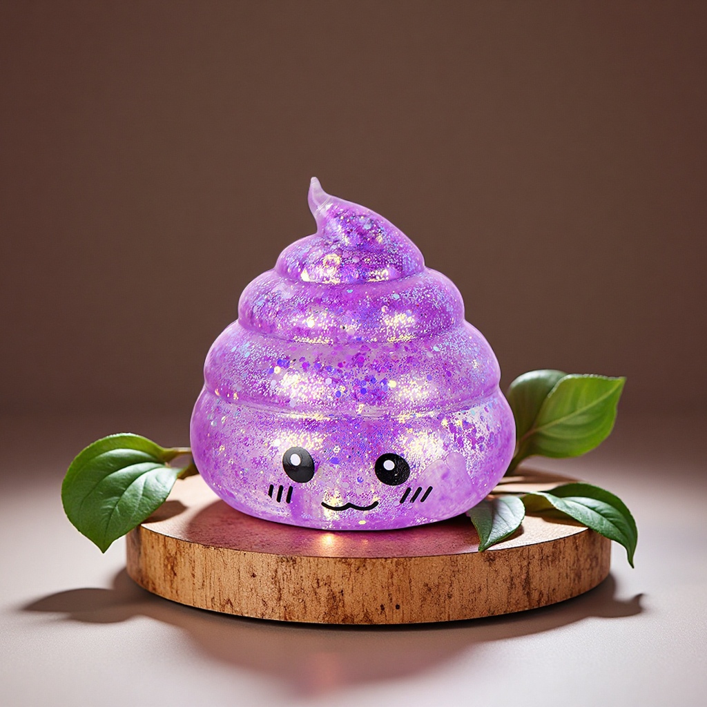 Cross-border new product Fun prank poop Maltose Gold powder Kneading Fun Stress-relieving poop toys wholesale new, unique and creative toys details Picture