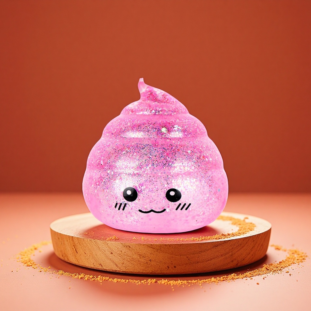 Cross-border new product Fun prank poop Maltose Gold powder Kneading Fun Stress-relieving poop toys wholesale new, unique and creative toys Item Picture
