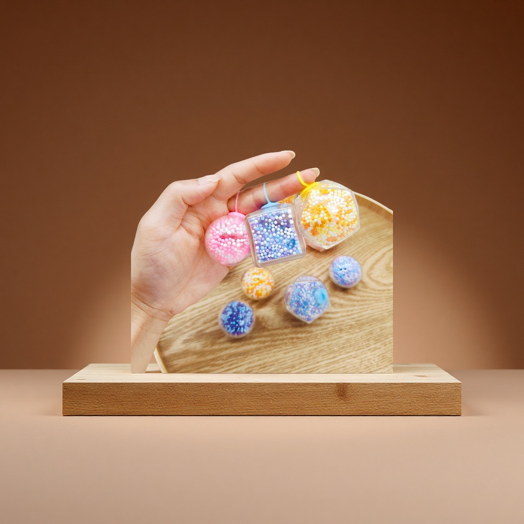 Cross-border foam cube ball stress-relieving toy TPR slow Rebound Pinch Fun Release Stress relief wholesale New and unique toys Specification image