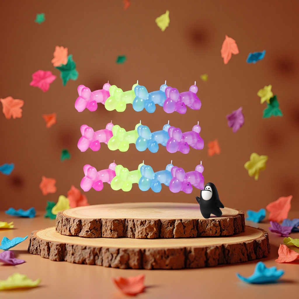 跨境新款仿真小狗麦芽糖气球玩具儿童成人减压捏捏乐充气卡通气模批发