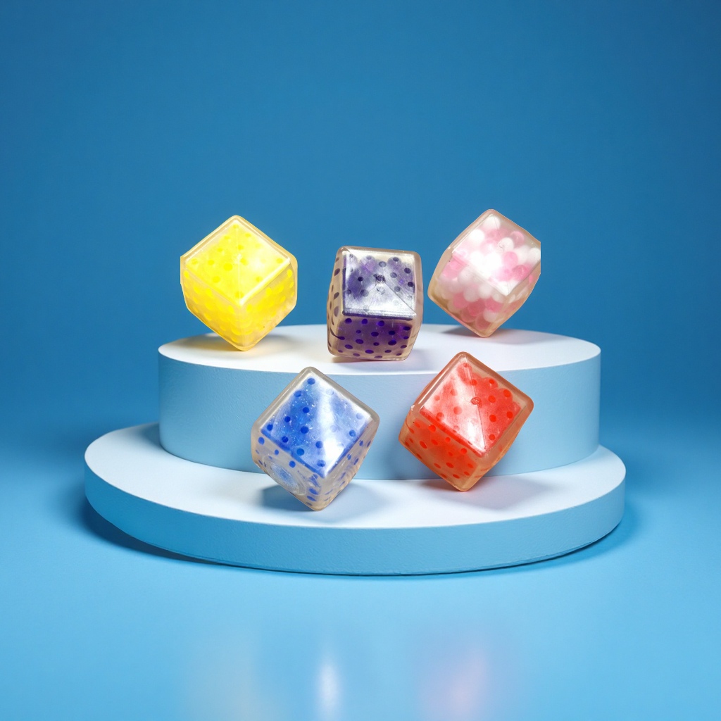 Amazon Needoh ice cube Beads, stress-relieving balls, Kneading Fun, stress-relieving cubes, traditional sports and leisure board game toys Specification image