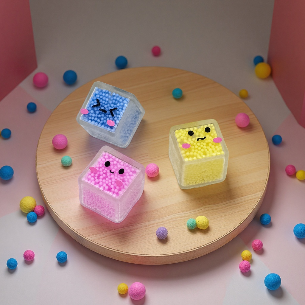 Cross-border cube foam ball stress-relieving toy TPR Slow Rebound Pinch Fun Release Stress relief wholesale New and unique toys Specification image