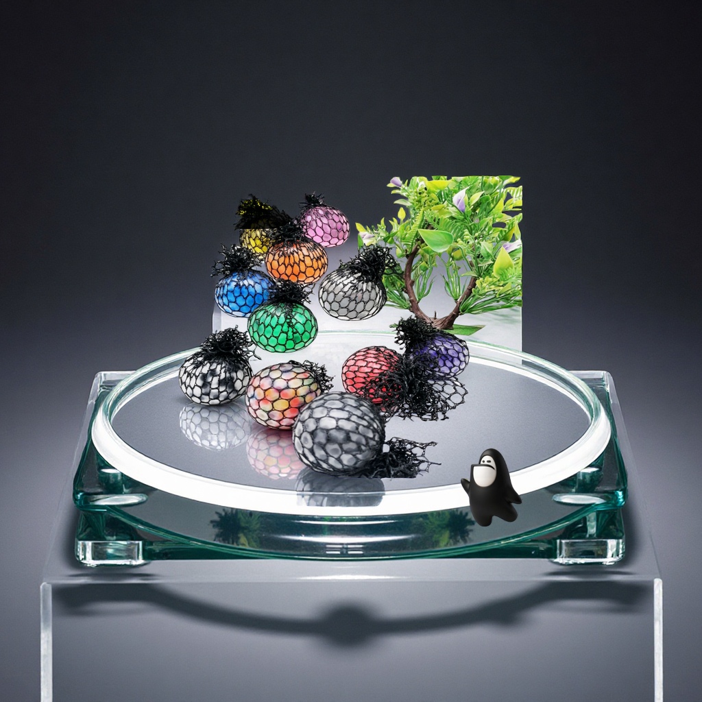 捏捏乐新款解压玩具手捏葡萄珠子球发泄球整蛊橡塑泡沫塑料球