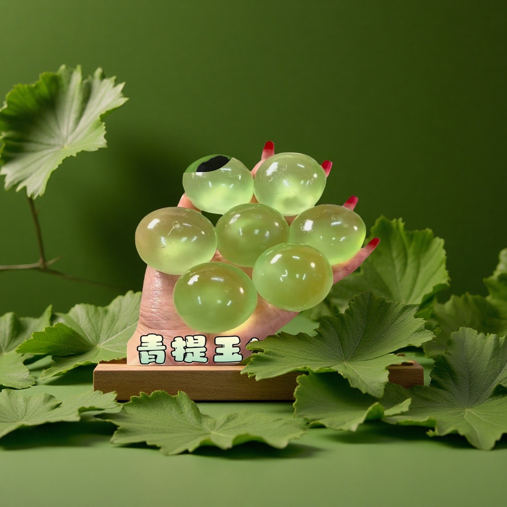 青提玉珠球手工解压玩具创意捏捏乐青提果肉葡萄发泄减压玩具新奇特趣味礼品
