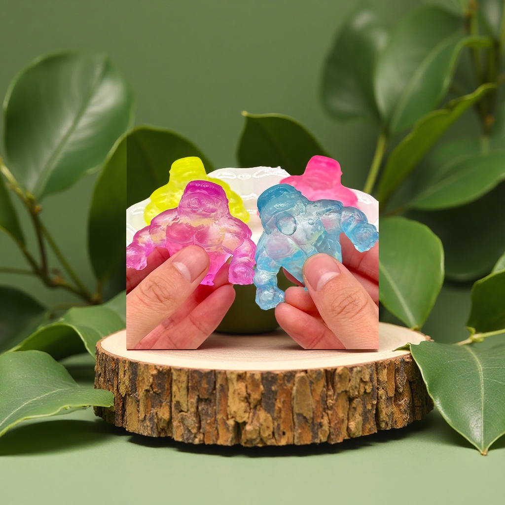 The new gorilla creative release toy is a fun and stress-relieving toy for children, featuring a slow rebound and playful pranks details Picture