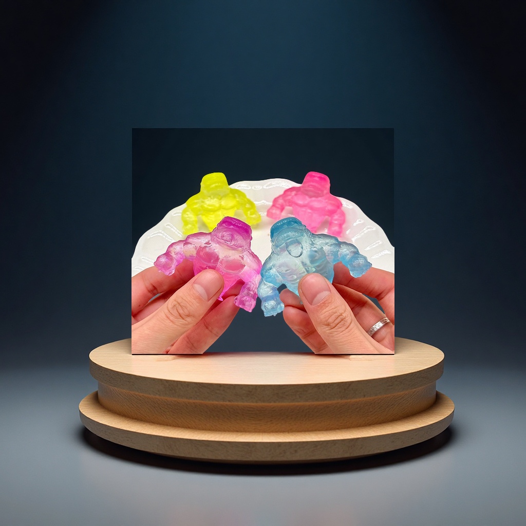 The new gorilla creative release toy is a fun and stress-relieving toy for children, featuring a slow rebound and playful pranks Specification image