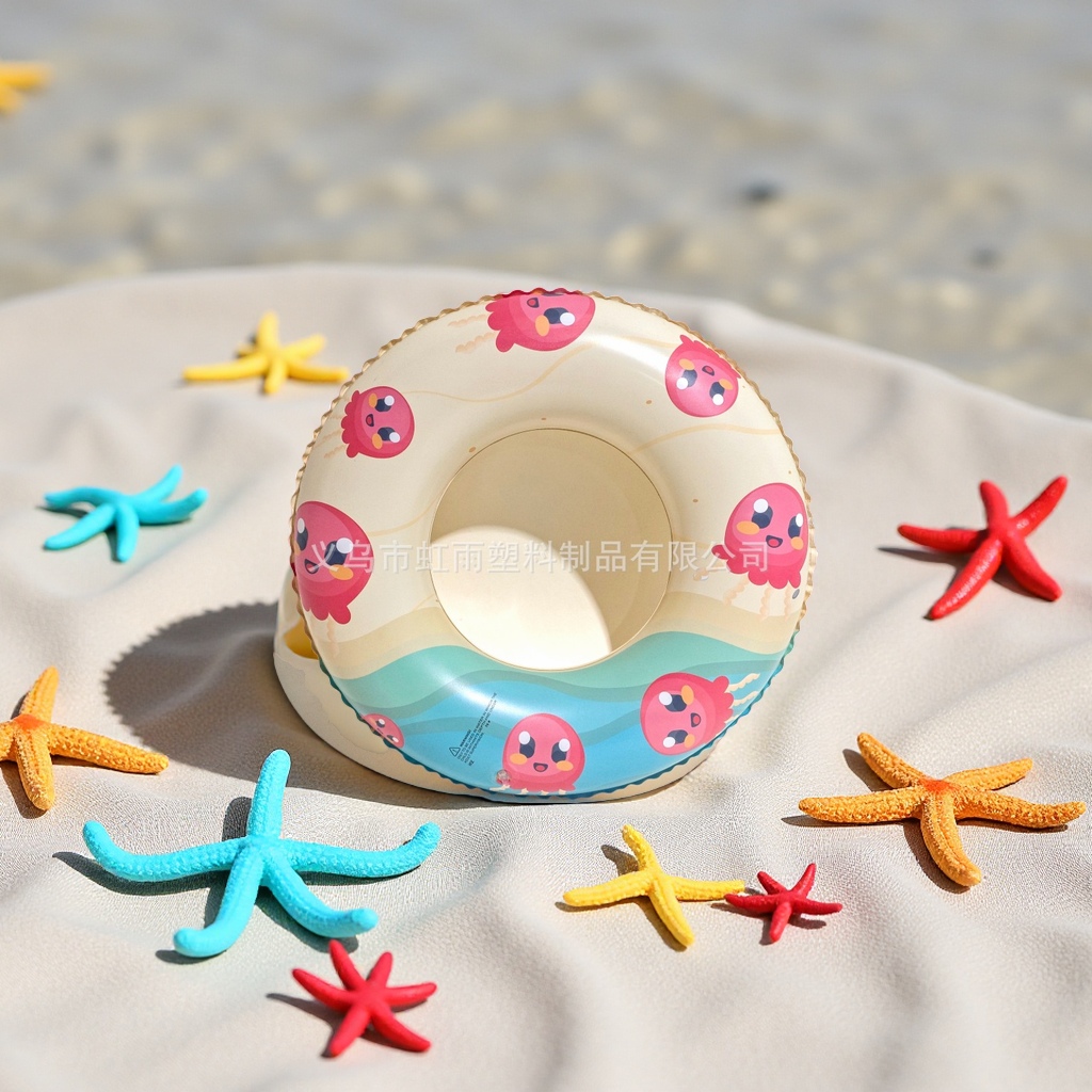 Hongyu Starfish Octopus Rings for adults and children, enlarged and thickened inflatable swimming rings, armpit rings, factory direct sales, sports and outdoor swimming products