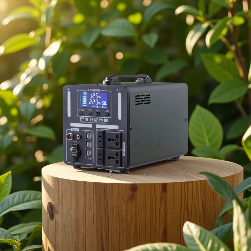 New 220V outdoor large-capacity mobile power bank, portable emergency rechargeable battery, high-power electrical equipment for home power outages and self-driving Item Picture