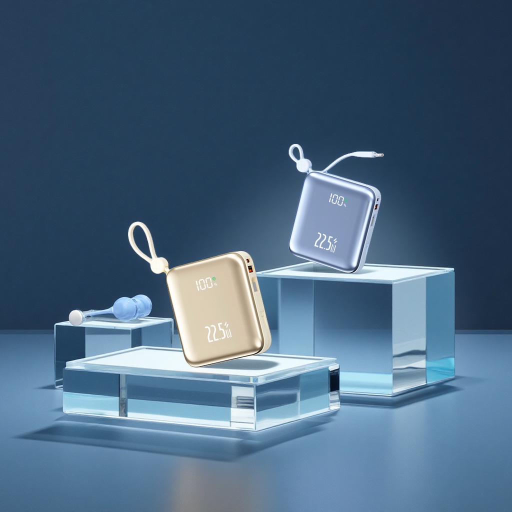 Factory wholesale of large-capacity fast-charging power banks with a capacity of 20,000 mah, 3c certification, gift customization, logo, digital computer and mobile phone accessories Specification image