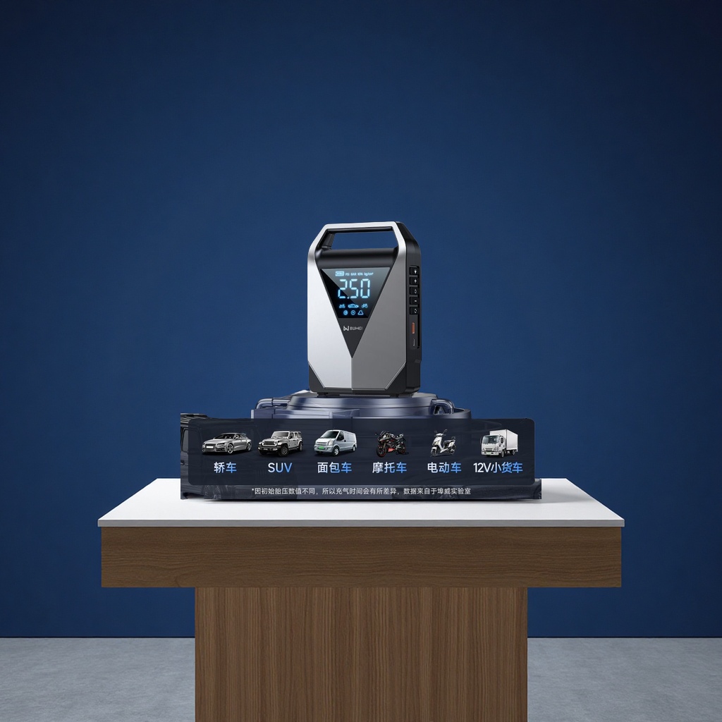 车载充气泵实物图