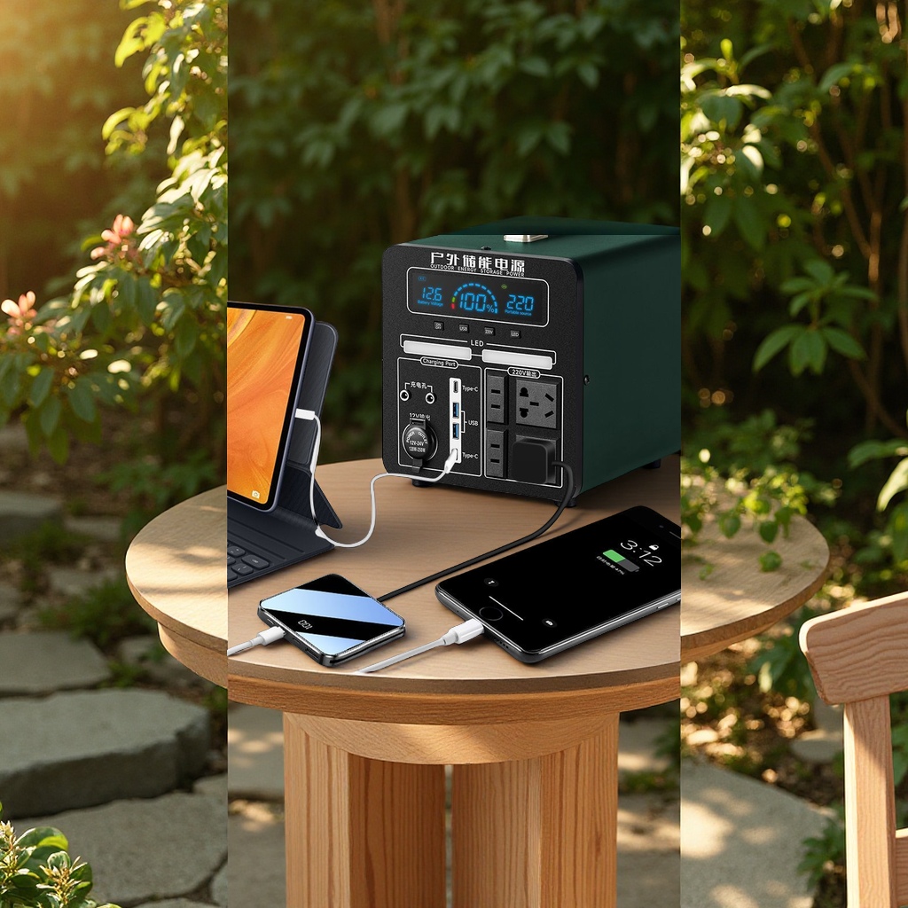 Xintu 220V outdoor mobile power bank, large-capacity portable charger, suitable for street vending, self-driving Tours, outdoor emergency, hardware tools, electric welding, cutting, energy storage machine details Picture