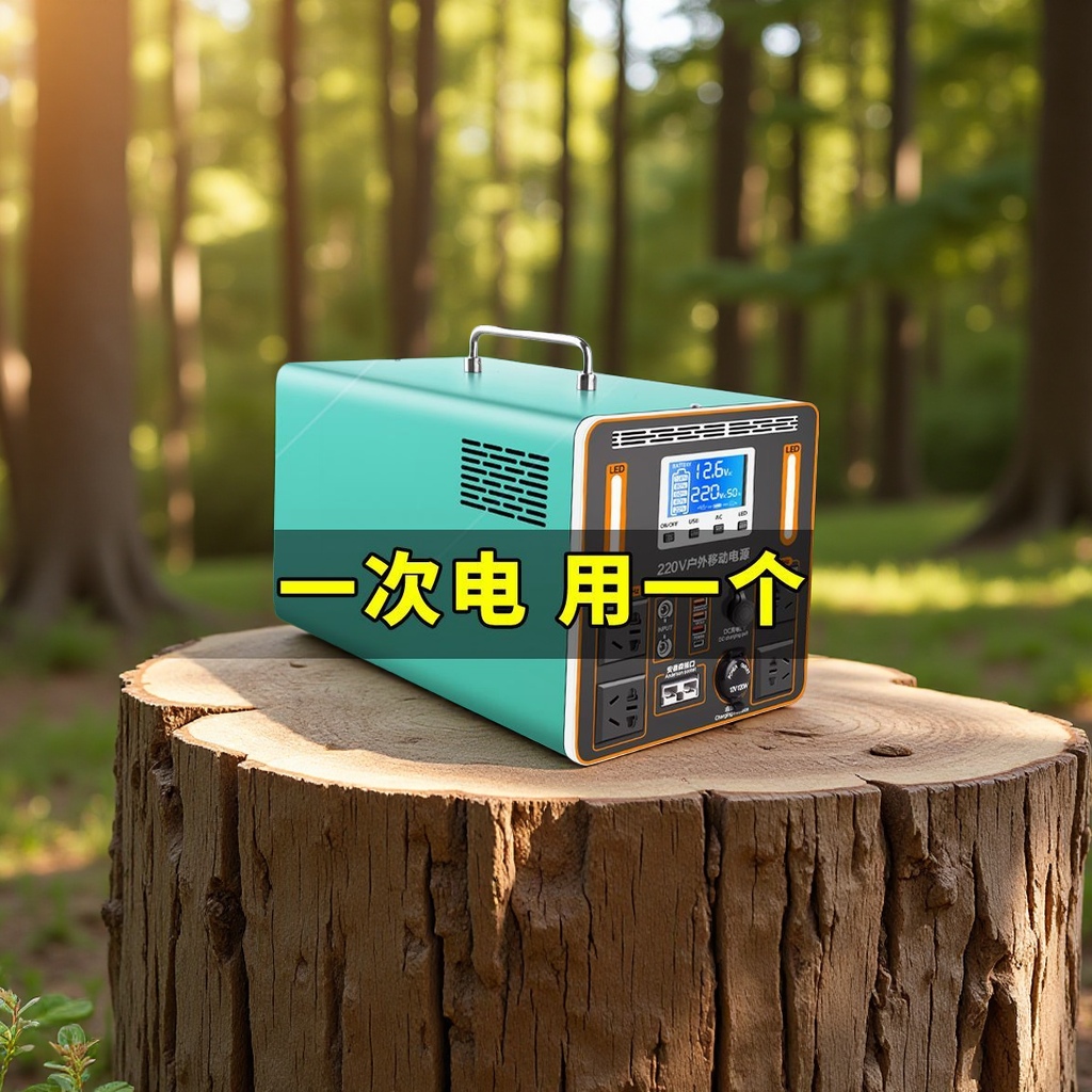 Outdoor mobile power bank 220V large-capacity portable live streaming, self-driving camping power outage emergency, household battery, high-power electrical equipment, other power sources