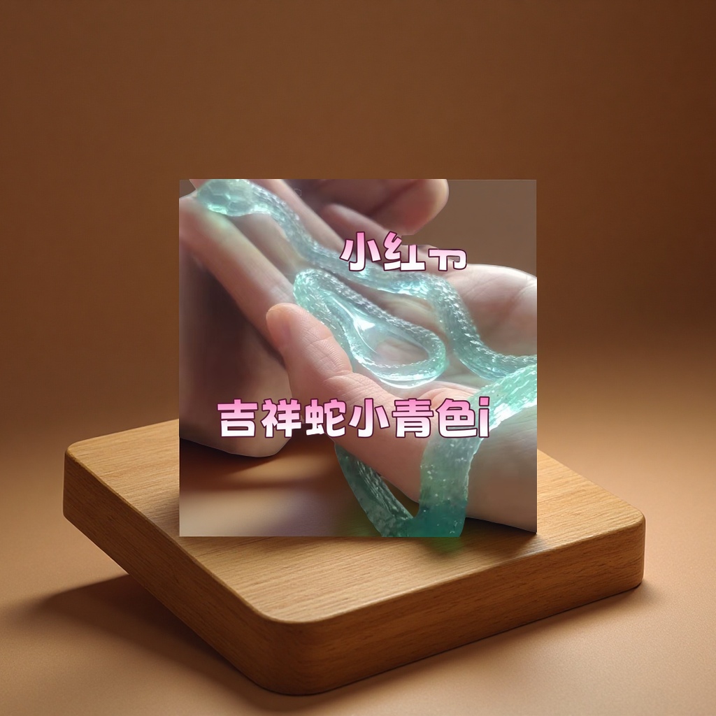 A cute and auspicious little snake simulation toy for the Year of the Snake, a creative stress-relieving gift for boys and girls, and a hand sanitizer for body cleansing details Picture