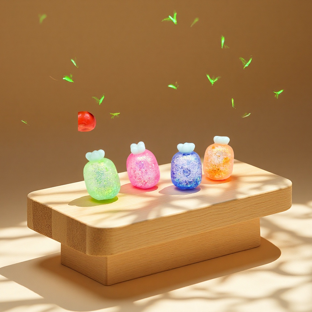 Easter Four-color maltose radish Mini Kneading Fun Aurora Gold Powder Stress-relieving Toy, a new and unique toy for children Specification image