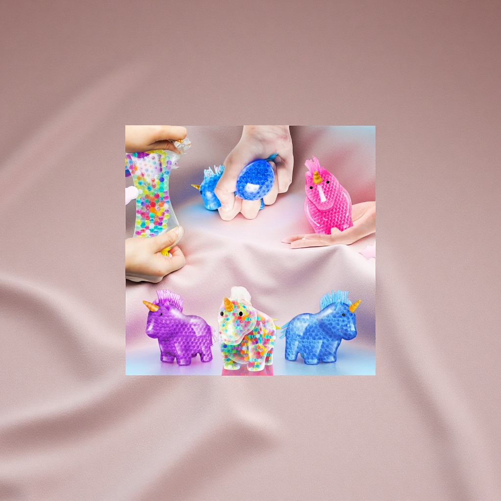 Amazon Unicorn Ball Squeeze and Release toys for children to relieve stress, wholesale new and unique toys Specification image