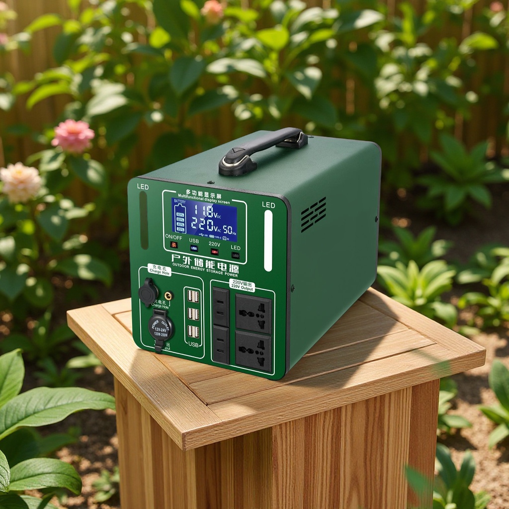 220V large-capacity mobile power bank, portable for outdoor use, household emergency battery storage, self-driving tour, live streaming, camping backup power supply, electrical and electronic equipment