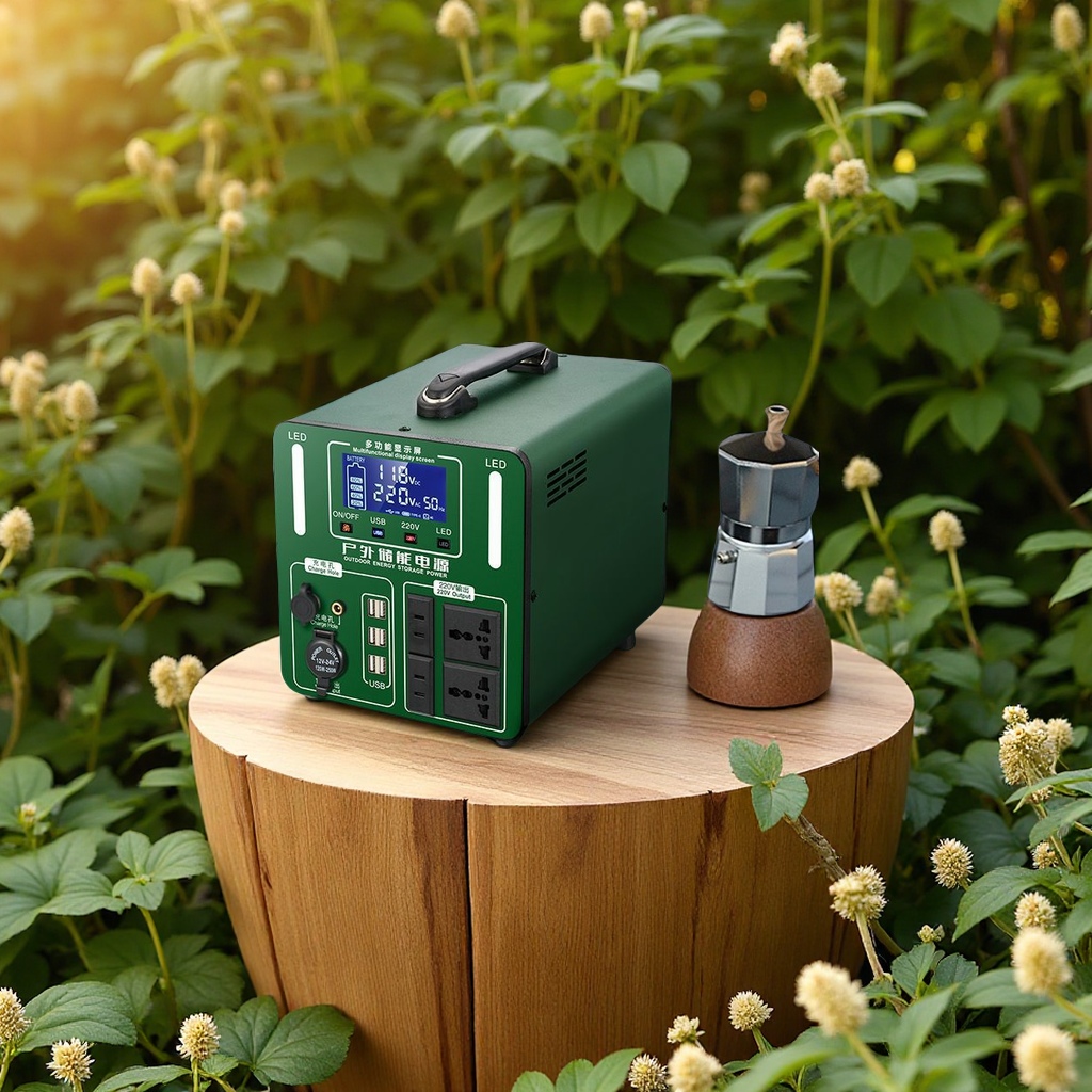 220V large-capacity mobile power bank, portable for outdoor use, household emergency battery storage, self-driving tour, live streaming, camping backup power supply, electrical and electronic equipment Specification image