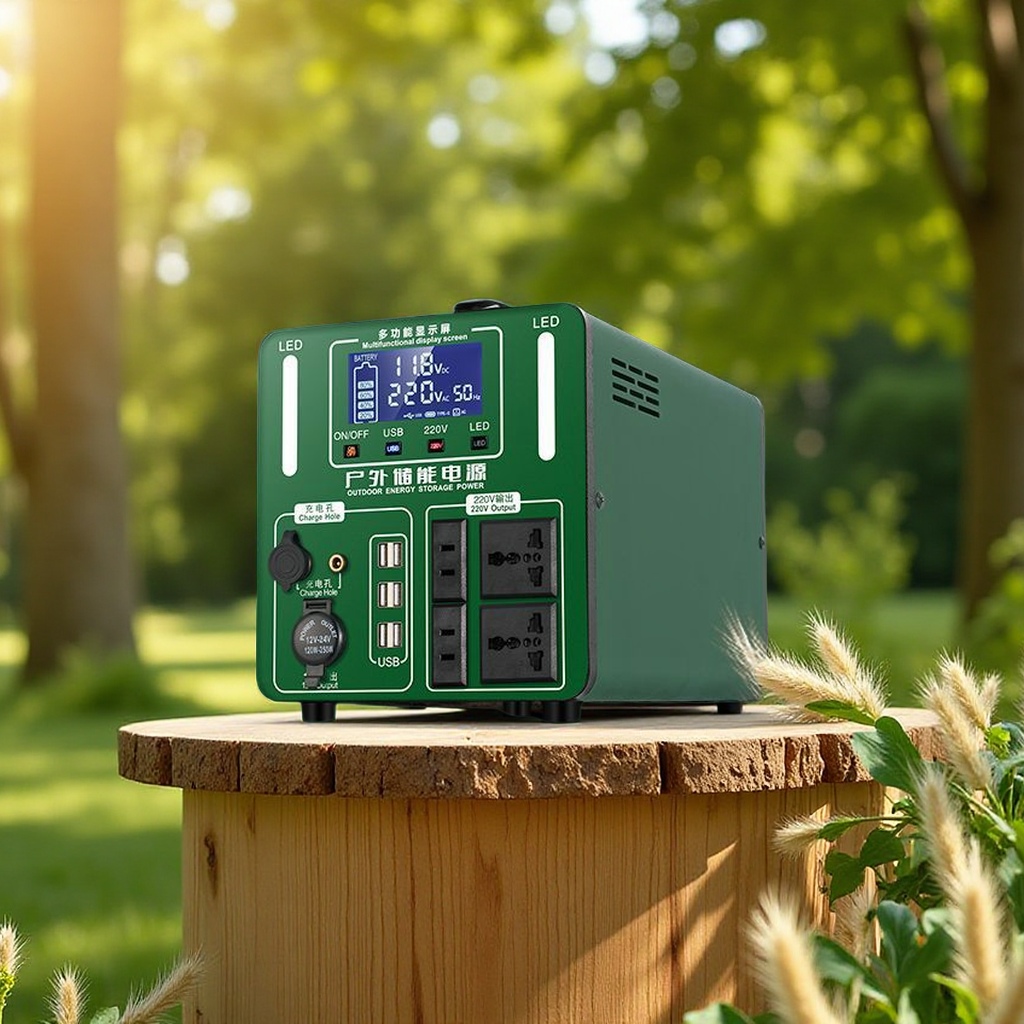 220V large-capacity mobile power bank, portable for outdoor use, household emergency battery storage, self-driving tour, live streaming, camping backup power supply, electrical and electronic equipment Application Scenario