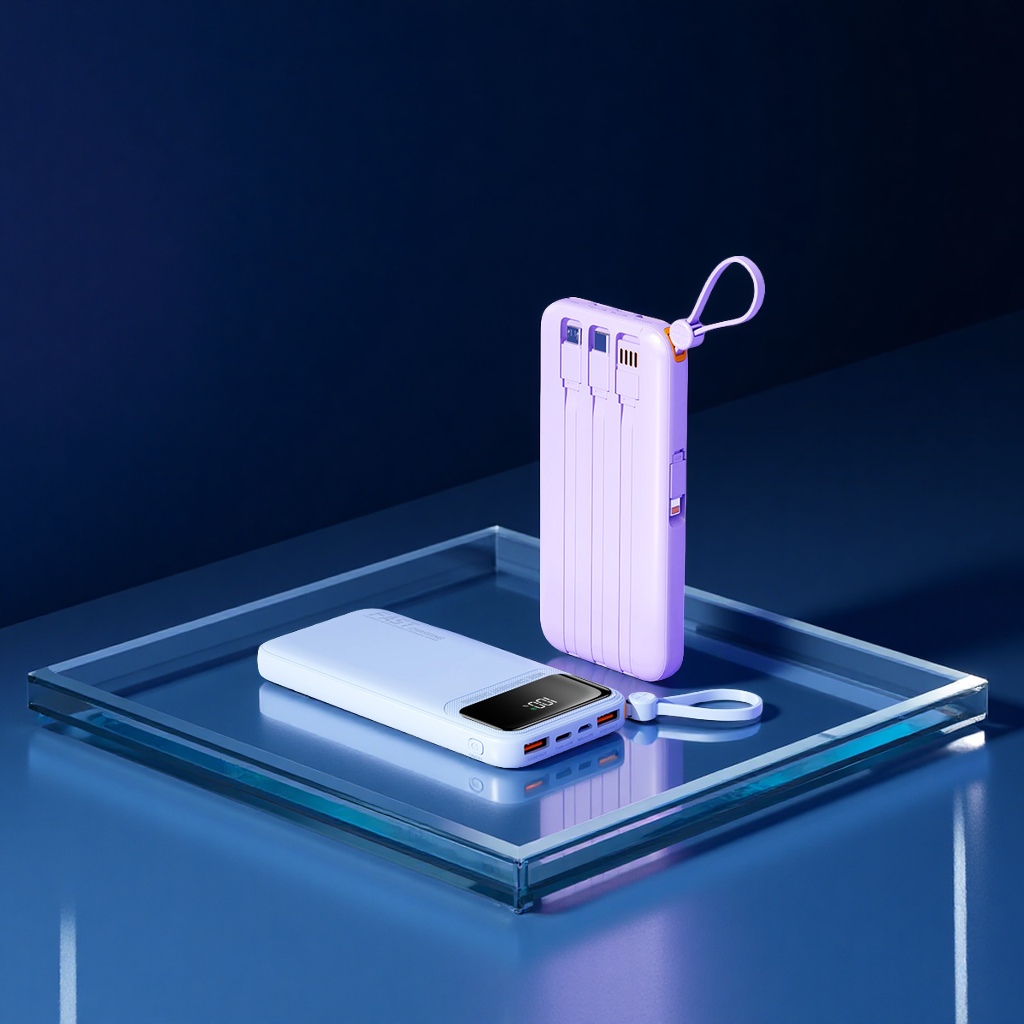 Cross-border 3C certification 10,000 mah fast charging power bank, customized LOGO gift, digital computer and mobile phone accessories details Picture