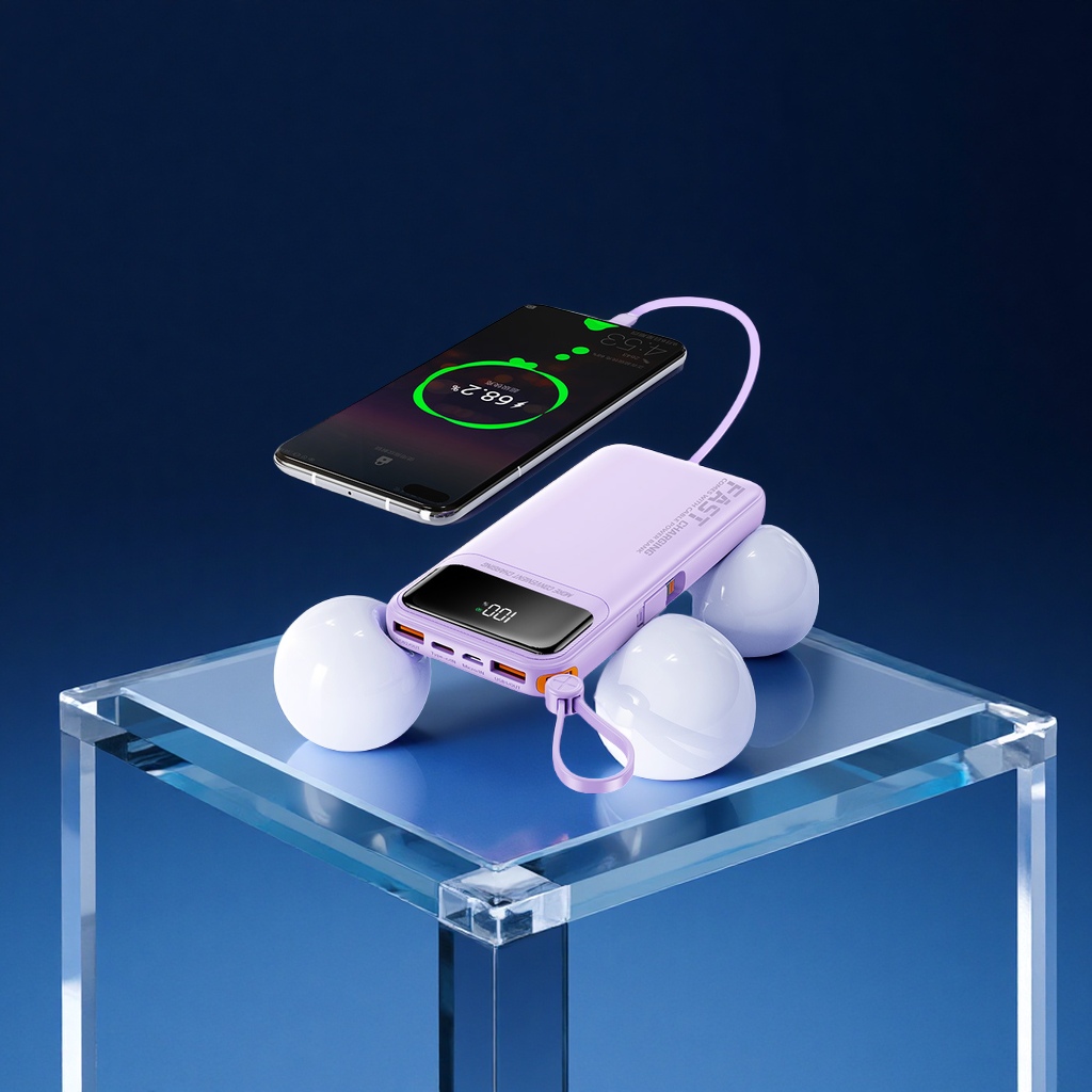 Cross-border 3C certification 10,000 mah fast charging power bank, customized LOGO gift, digital computer and mobile phone accessories Specification image