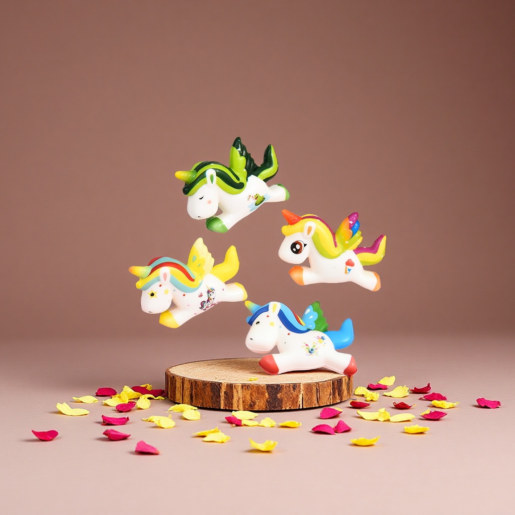 New trendy toys from Baoli: Baoli plush toys, PU flying Horse, Pinching fun, slow rebound, stress-relieving toys, Rainbow Horse, Unicorn, cute and fun toys, new and unique stress-relieving toys details Picture