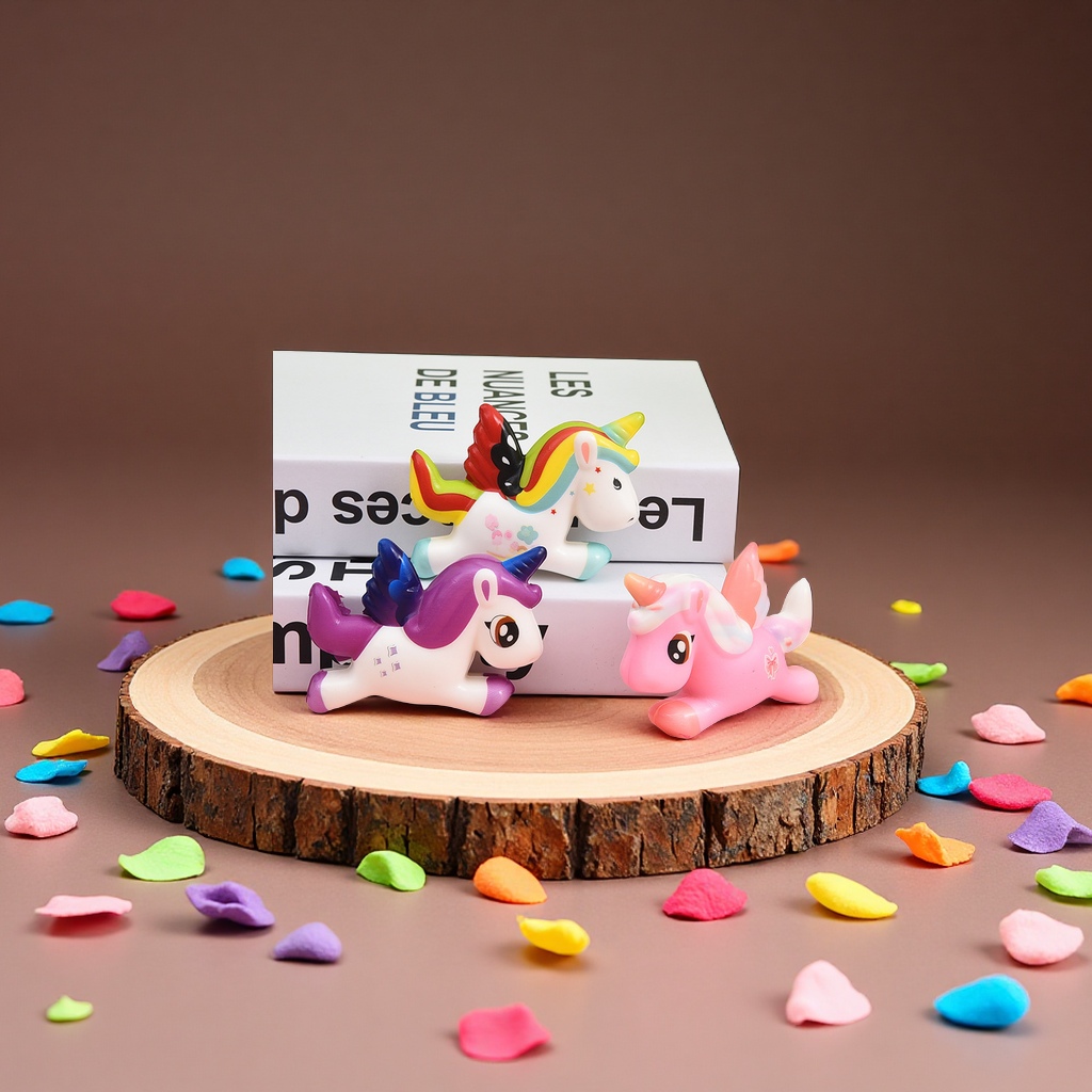New trendy toys from Baoli: Baoli plush toys, PU flying Horse, Pinching fun, slow rebound, stress-relieving toys, Rainbow Horse, Unicorn, cute and fun toys, new and unique stress-relieving toys Application Scenario