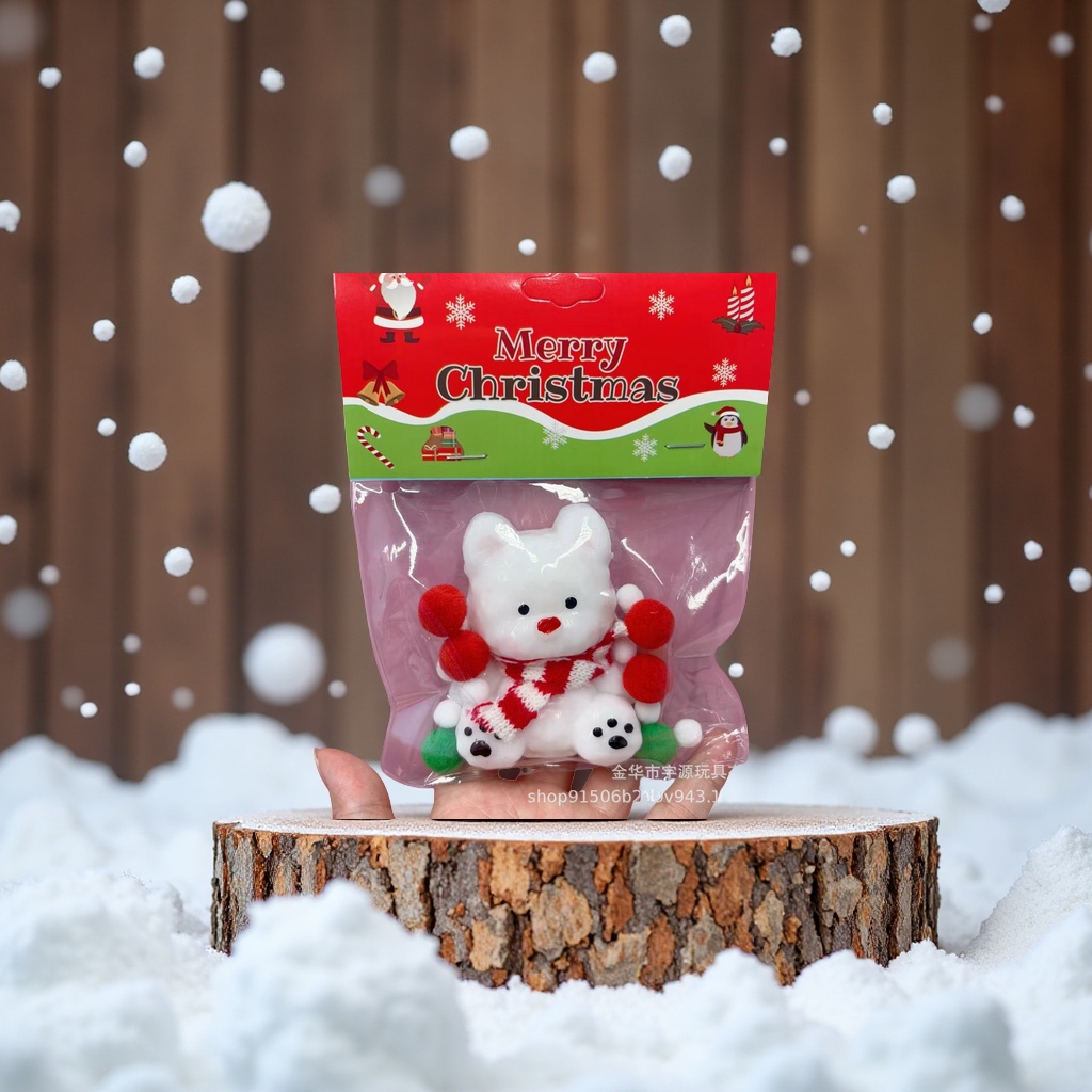 圣诞系列仿真动物雪人狗狗