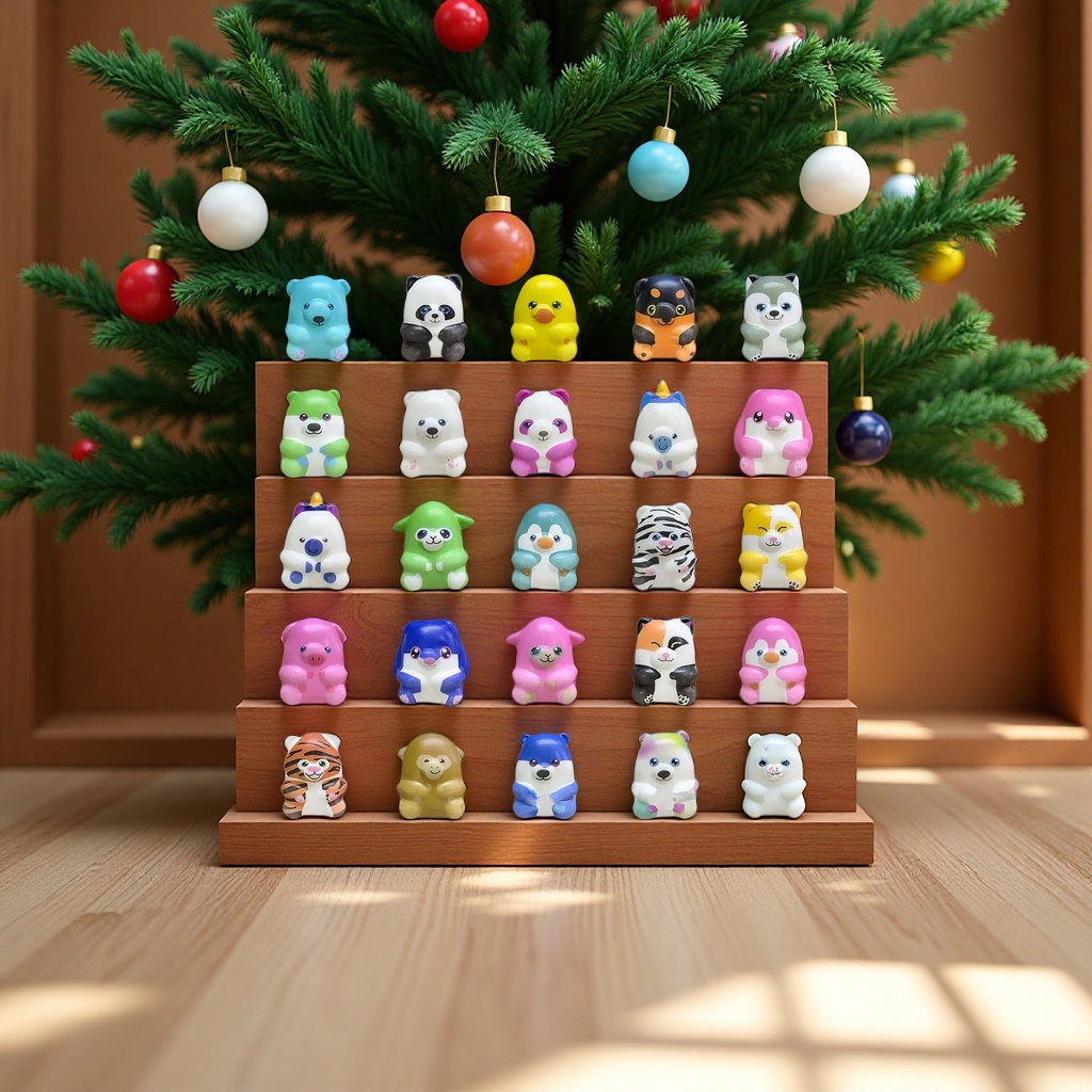 Cross-border bestsellers: Slow rebound and stress-relieving figurines, Christmas pendants, children's toys and handicrafts, star and anime peripheral gifts Item Picture