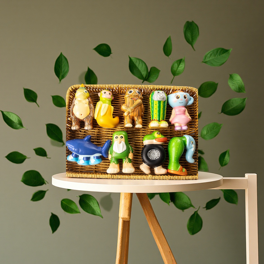 A cross-border best-selling factory for children's toys featuring the funny PU "Niannile Wooden Stick Man" to relieve stress and release emotions Application Scenario