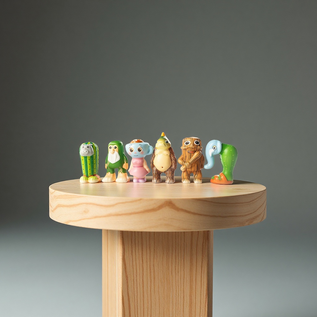 A cross-border best-selling factory for children's toys featuring the funny PU "Niannile Wooden Stick Man" to relieve stress and release emotions Item Picture