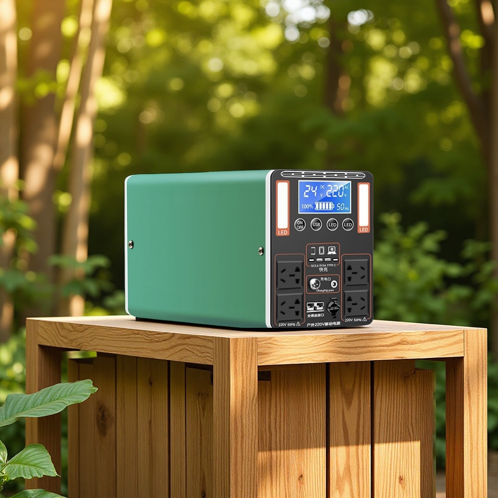 3000W large-capacity outdoor mobile power bank, 220V portable RV, self-driving, camping, street vending, energy storage battery, A++, electrical and electronic charging equipment details Picture