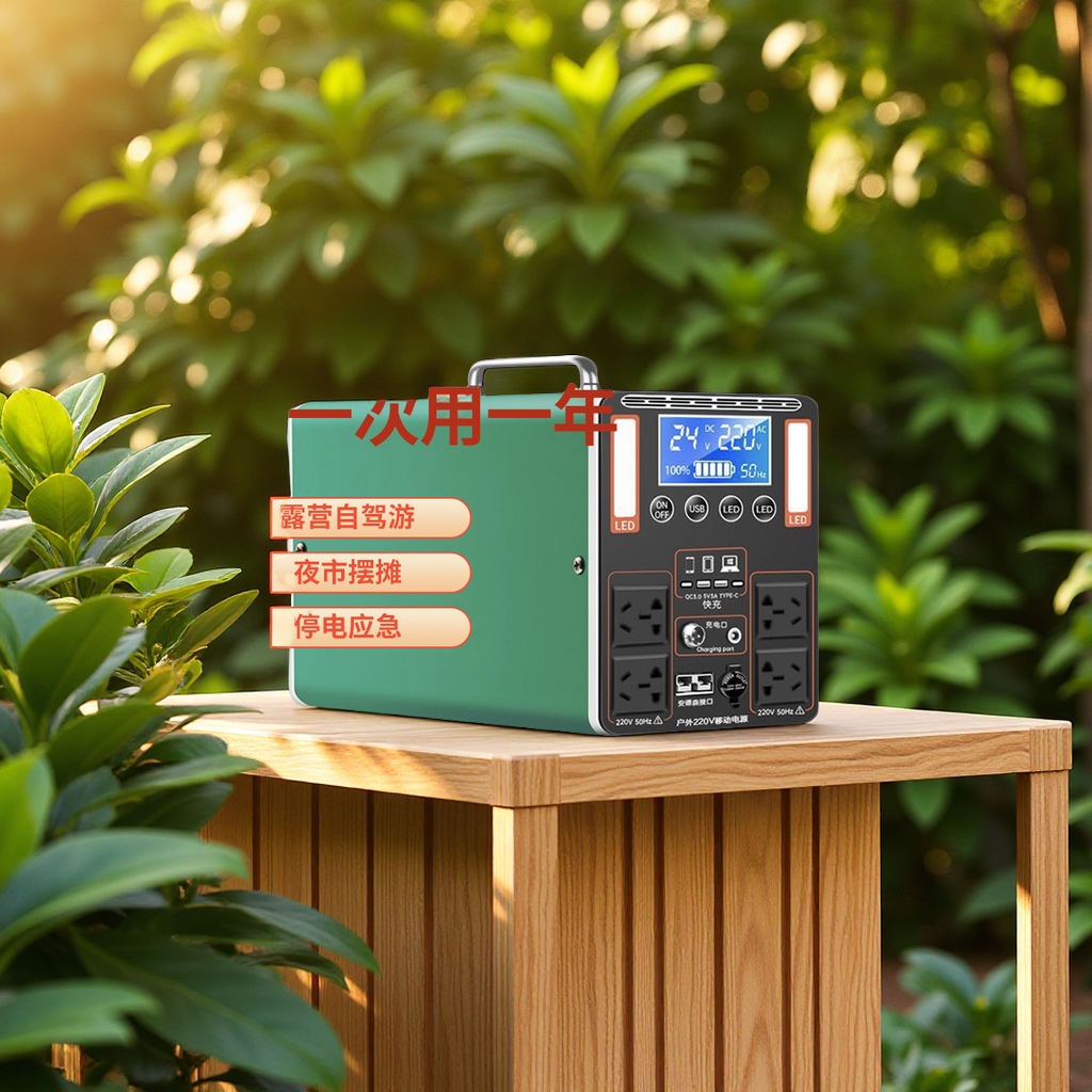 3000W large-capacity outdoor mobile power bank, 220V portable RV, self-driving, camping, street vending, energy storage battery, A++, electrical and electronic charging equipment Specification image