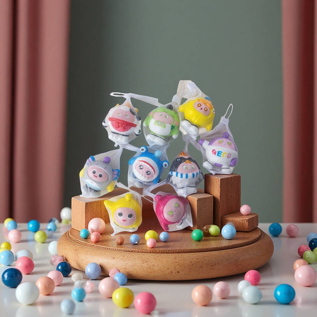 解压/捏捏/捏捏乐/尖叫鸡/钥匙扣儿童玩具白底实物图