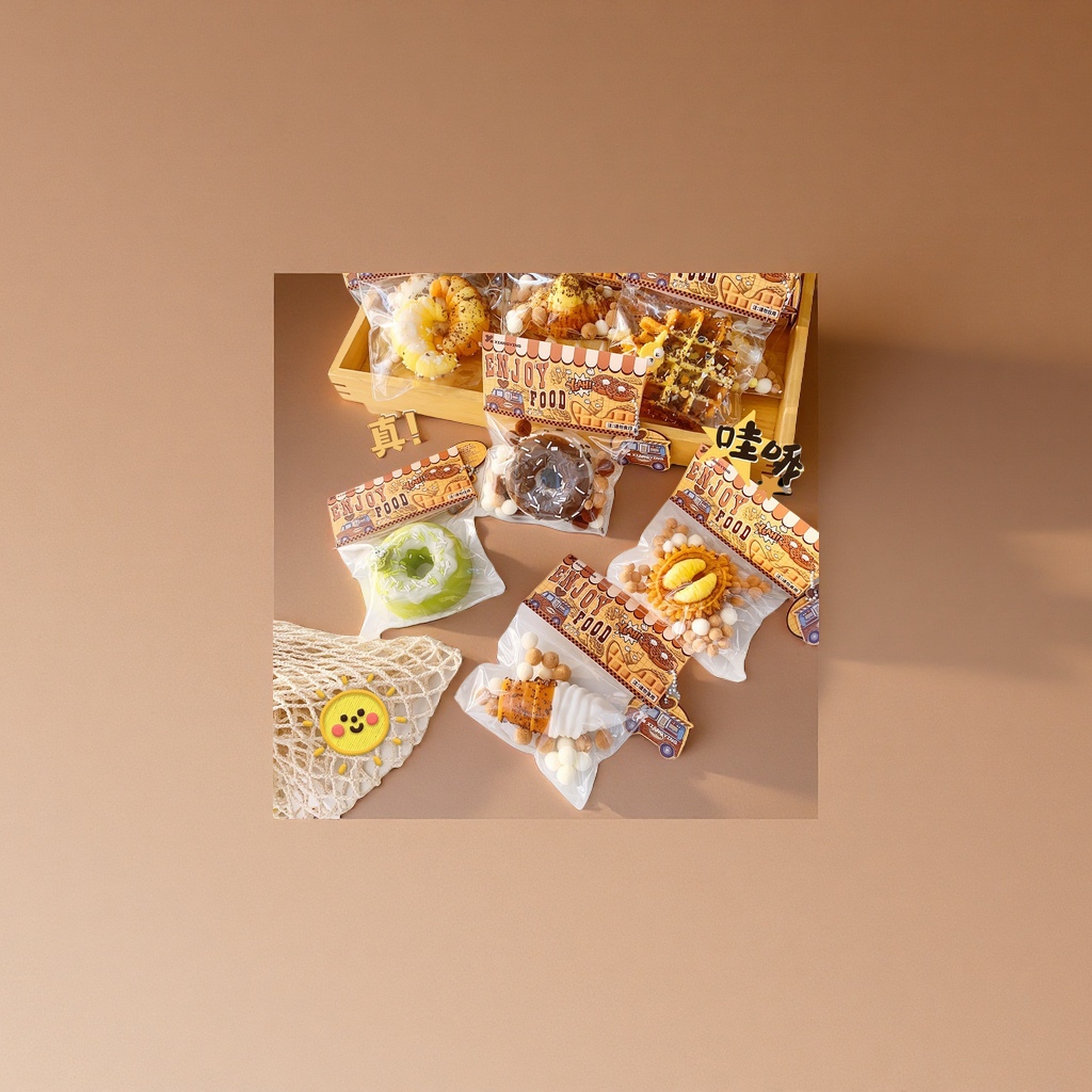 Super soft mud-like food play, pinching fun blind bag, stress-relieving magic tool, supermarket trendy toy model, realistic fruit and vegetable food, fun stress-relieving toy Specification image