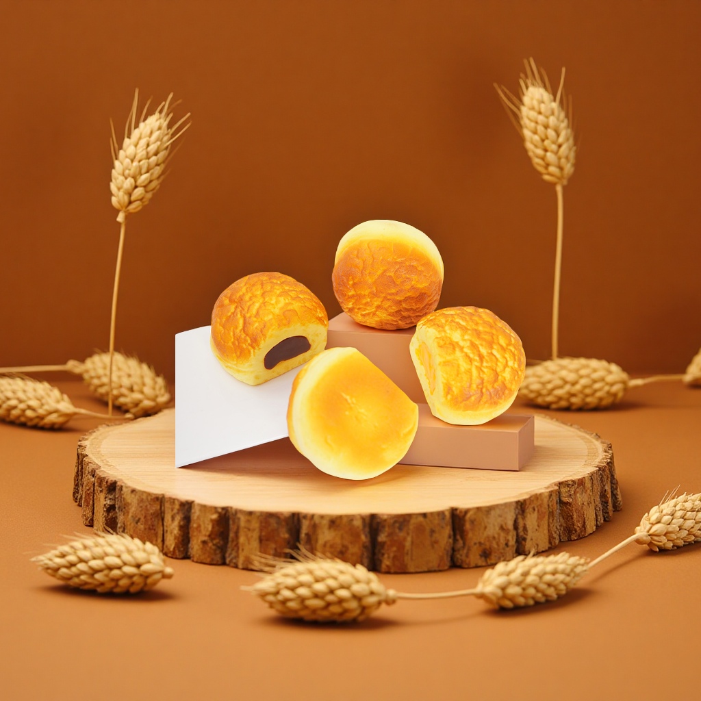 Stress-relieving toy PU simulation bread kneading Fun Filling fluid Fun food player kitchen bread machine and steamed bun machine Specification image