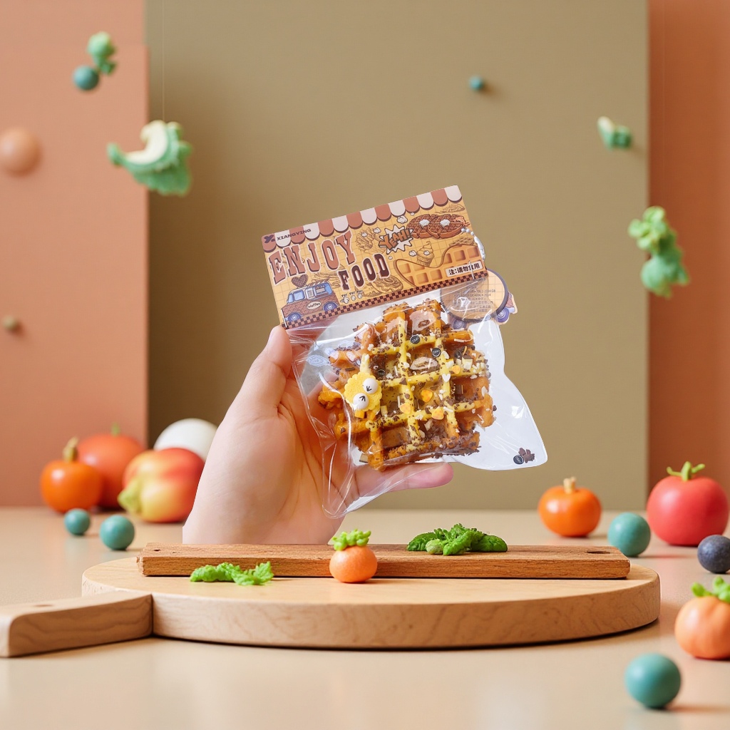 Super soft mud-like food play, pinching fun blind bag, stress-relieving magic tool, supermarket trendy toy model, realistic fruit and vegetable food, fun stress-relieving toy Item Picture