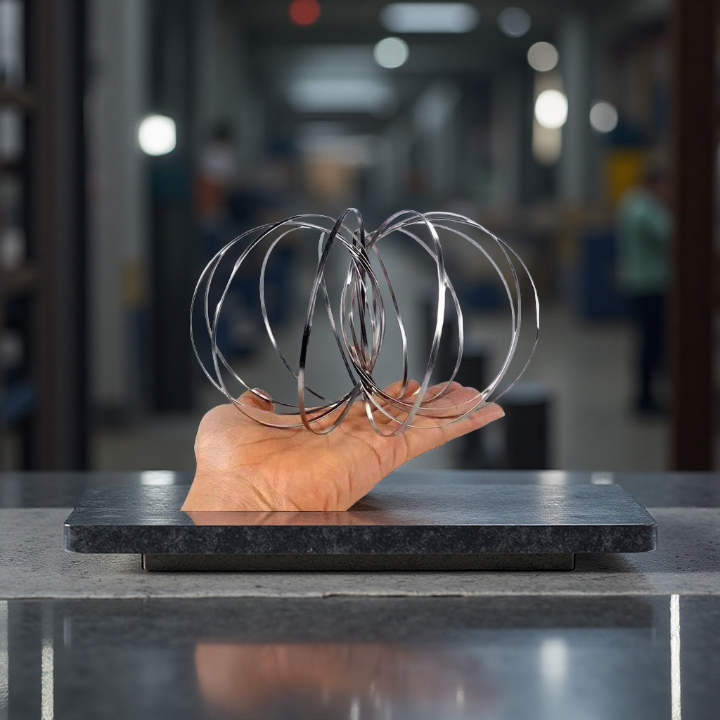 Magic Bracelet Stainless Steel Fluid Pressure Reducing New, Unique, educational and educational Stacking Ring toy factory version details Picture