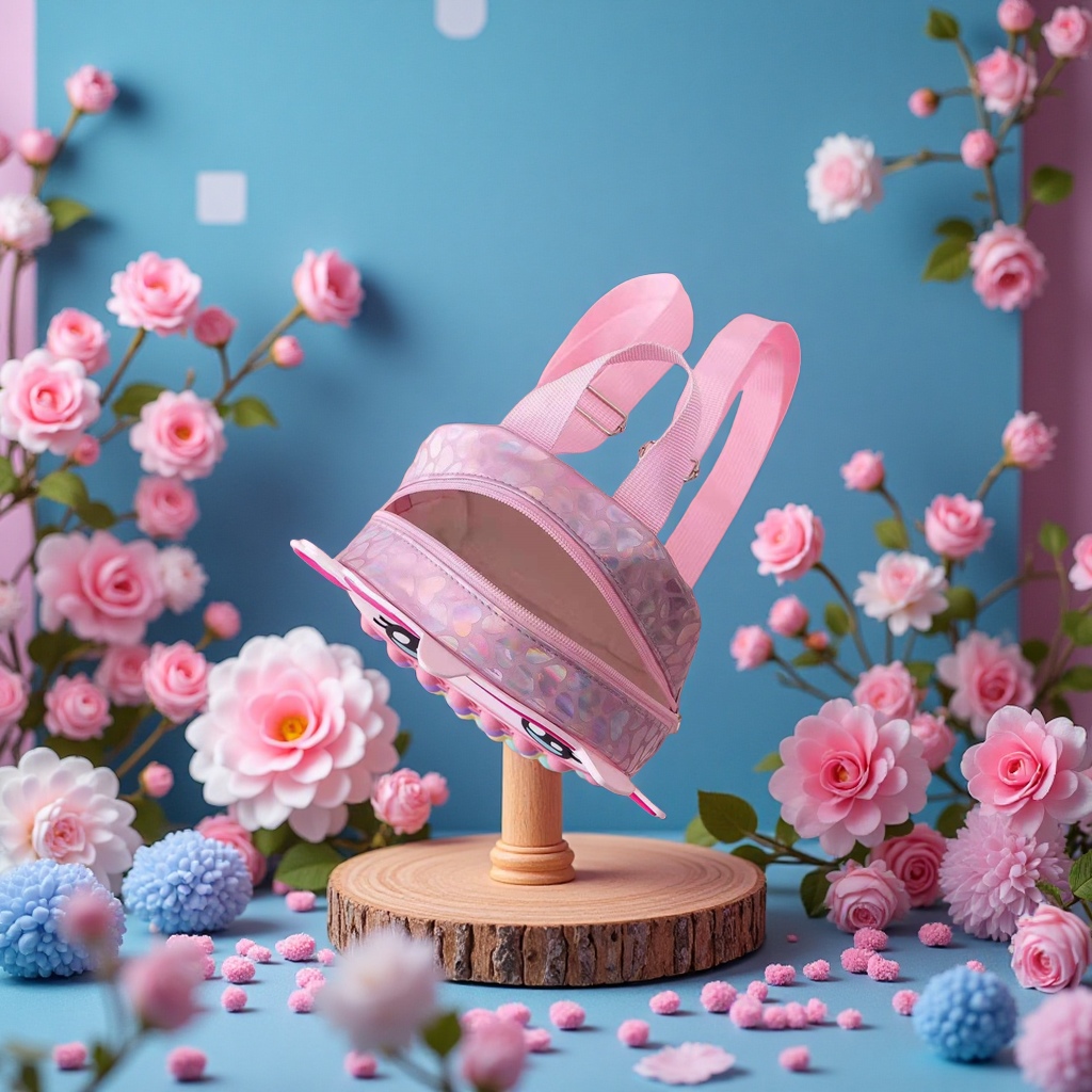 背包/锦纶背包女/电脑包/书包学生2023时尚/pu儿童包产品图