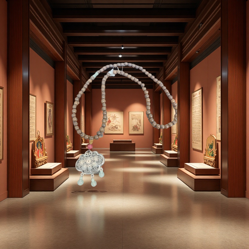 Versatile sweater chain, Xingni accessories, handcrafted, camphor wood, rosewood, Xingni