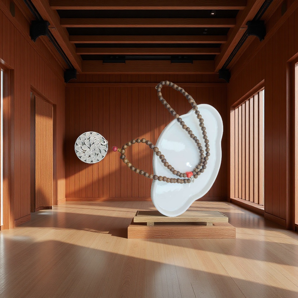 Versatile sweater chain, Xingni accessories, handcrafted, camphor wood, rosewood, Xingni details Picture