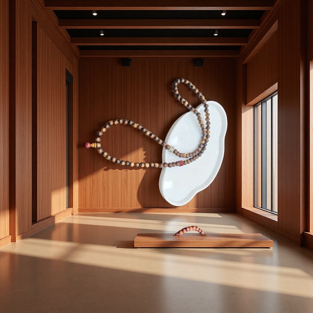 Versatile sweater chain, Xingni accessories, handcrafted, camphor wood, rosewood, Xingni Application Scenario