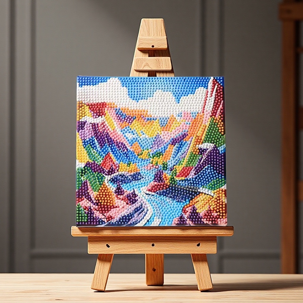 2024 New Style of DIY landscape, animal and painting stickers, full diamond paintings, educational children's handcrafted decorative hanging paintings, home decoration items Application Scenario