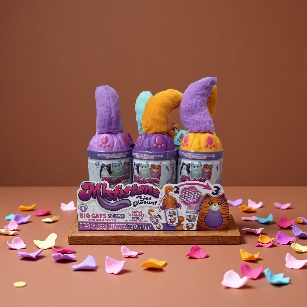 New cross-border cat with a lifelike cat plush pillow, children's blind box, gift pendant, fabric plush toy Specification image