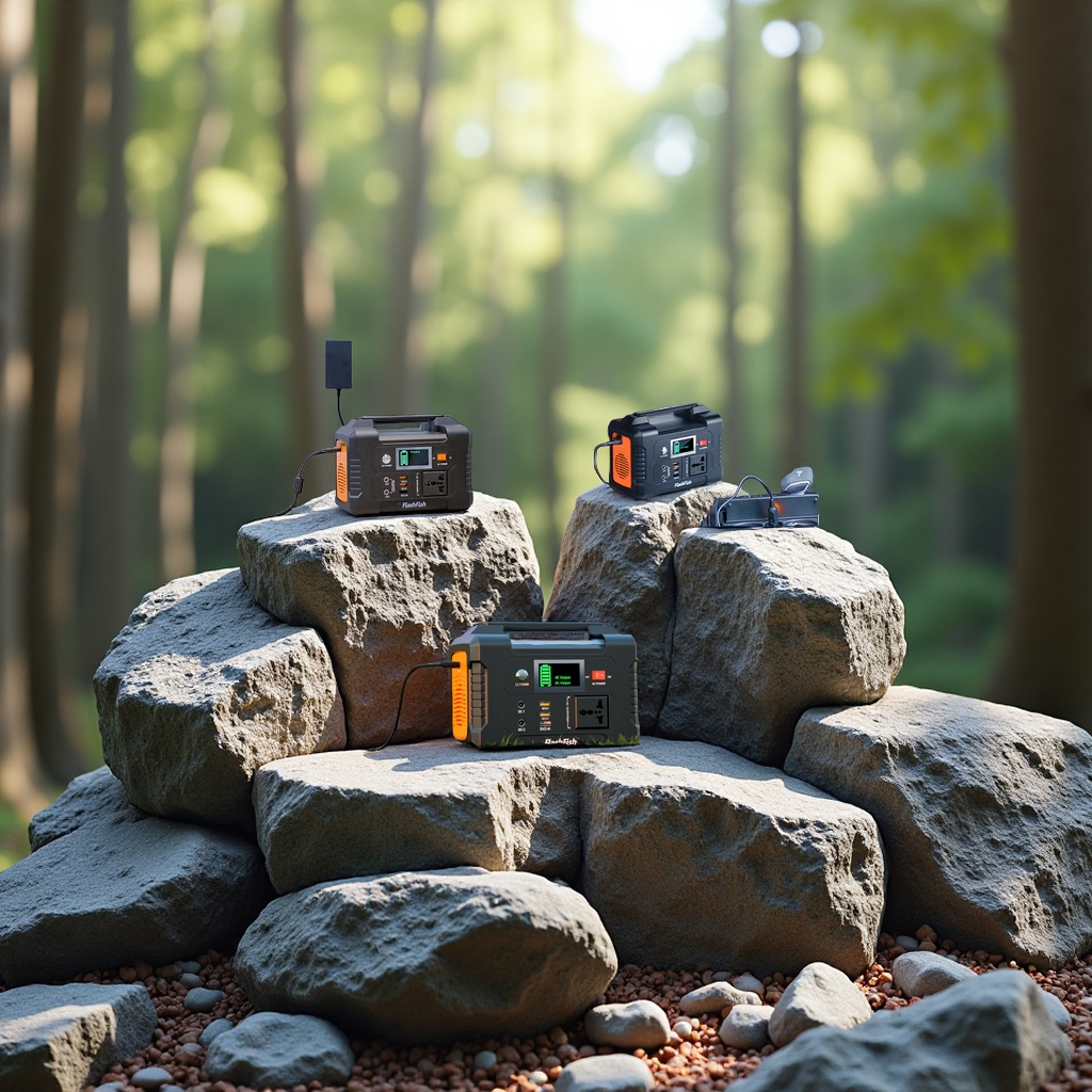 FlashFish Cross-border 200W outdoor portable energy Storage large-capacity fast charging power bank, digital computer and mobile phone accessories Specification image