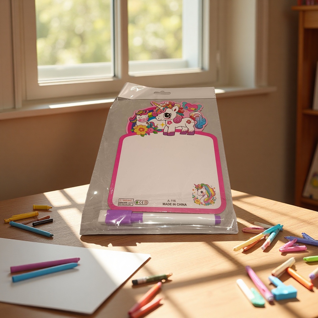 Children's LCD drawing board, handwriting board, cartoon drawing screen, portable LCD screen drawing board, learning and writing toy Application Scenario